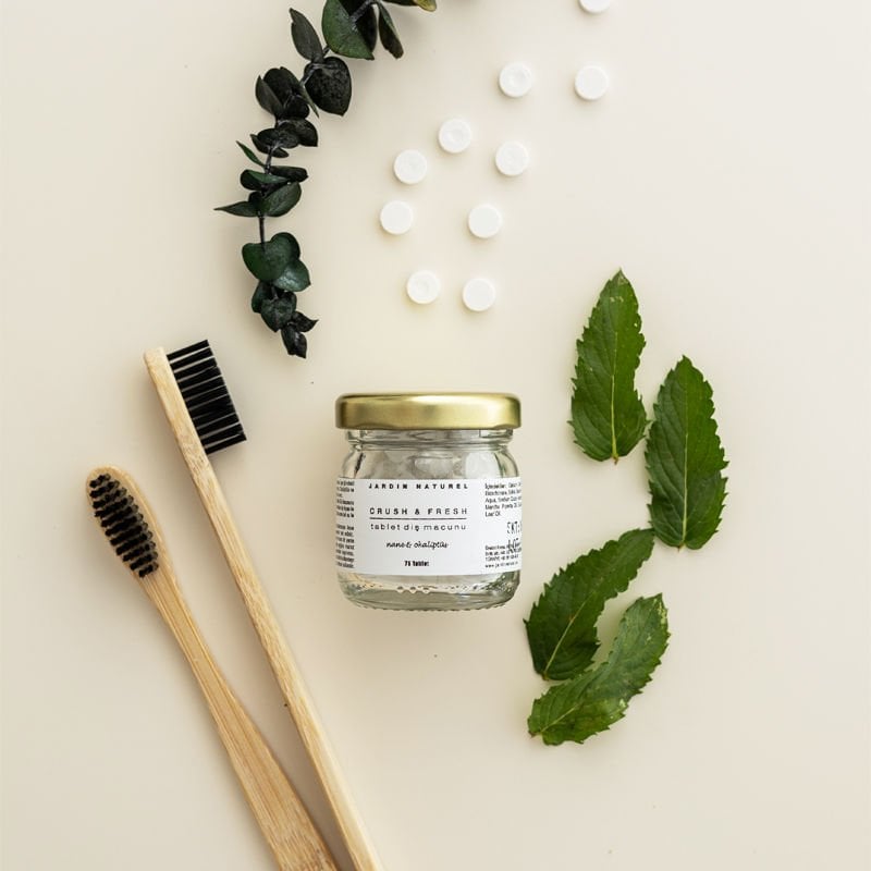 CRUSH & FRESH Tablet Diş Macunu Nane&Okaliptus